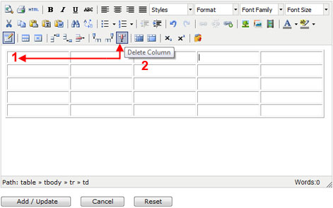 Delete Column